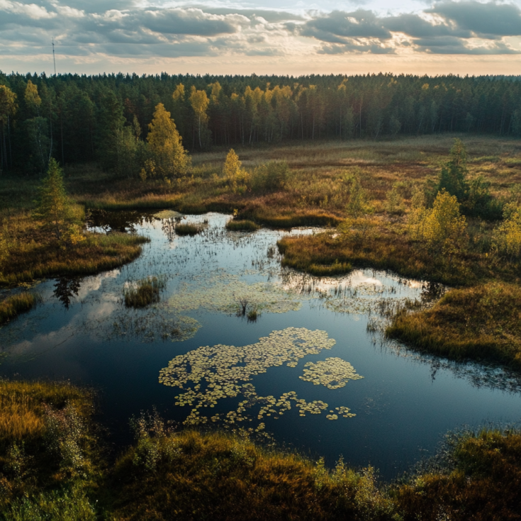 Peatland restoration in Latvia to fight climate change Peatland restoration in Latvia to fight climate change