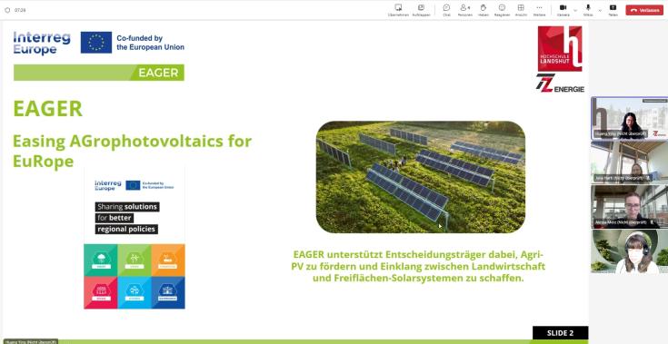 Fourth stakeholders meeting in Germany EAGER project