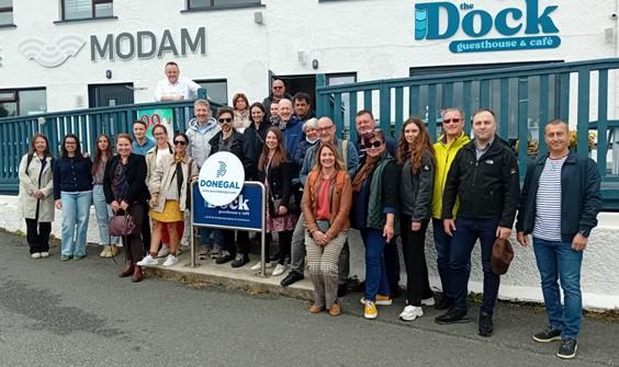 EDIN project partners and stakeholders outside MODAM on Arranmore Island EDIN project partners and stakeholders outside MODAM on Arranmore Island
