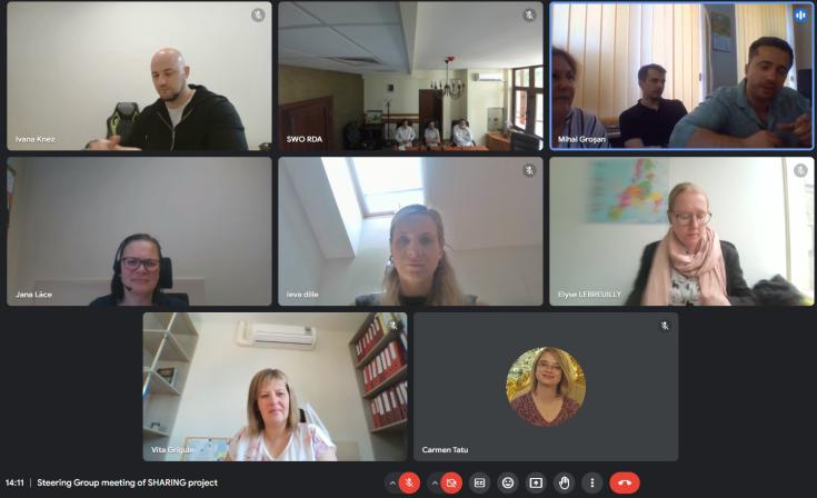 there is a picture from the first SG meeting
