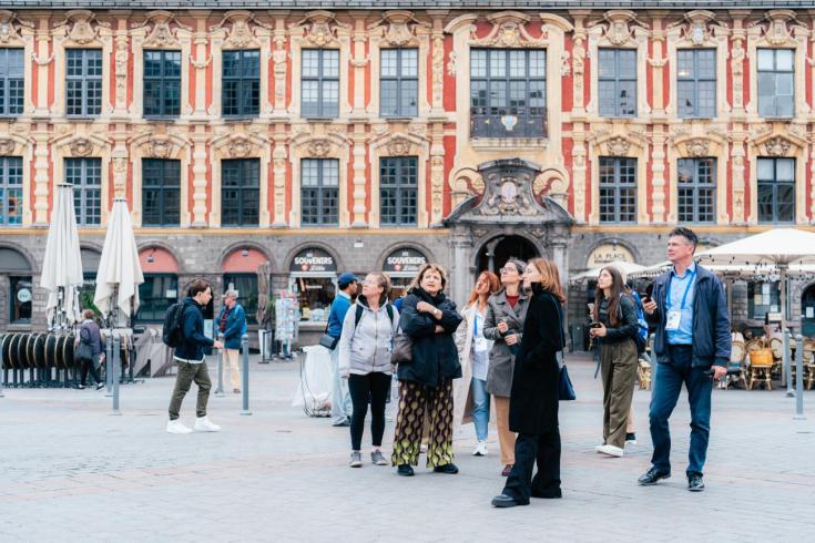 SlowDown members take part in Interreg Europe training days Group visiting the city of Lille