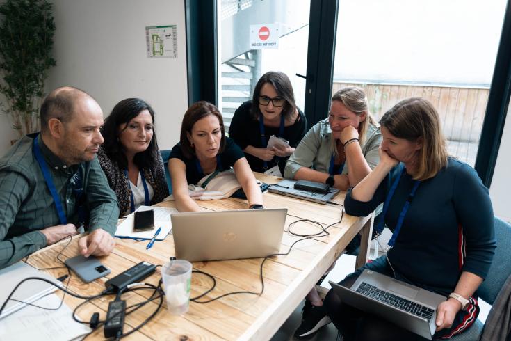 Project training days 2023 took place in Lille on 26-28 September workshop participants working on an exercise