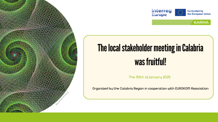 local stakeholder meeting in Calabria was fruitful