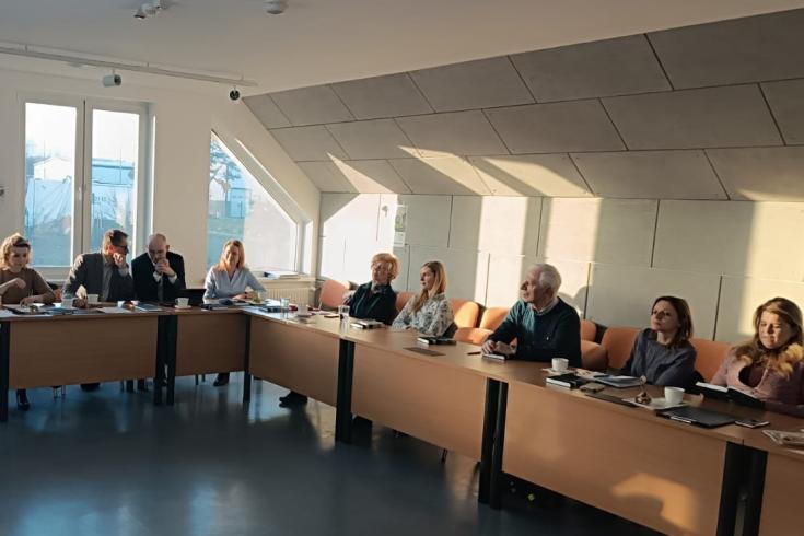 Participants of the stakeholder meeting at the Recycling Plant in Gdansk