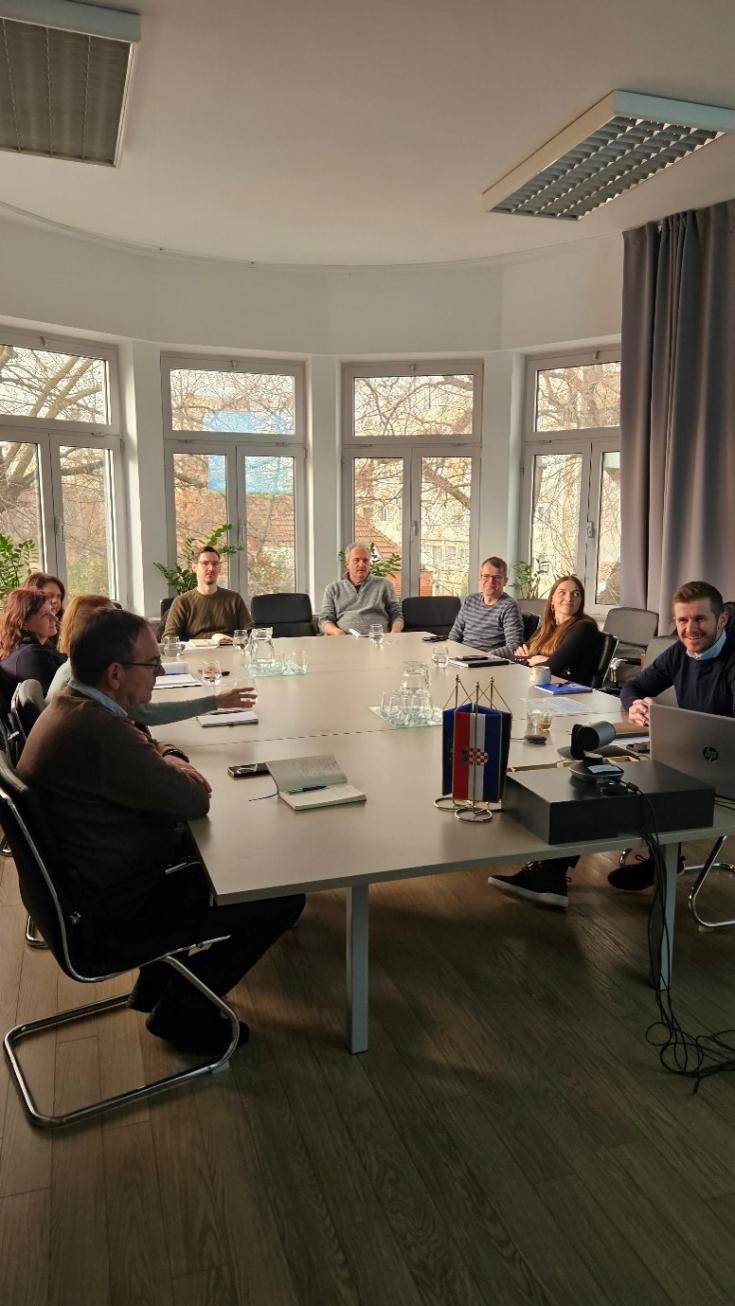 Croatian GIFT partners and stakeholders sitting at a conference table.