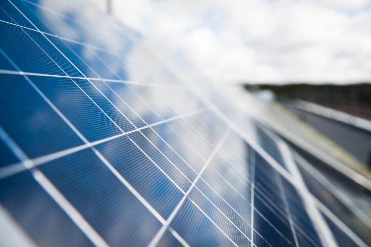 Solar Panels on a roof