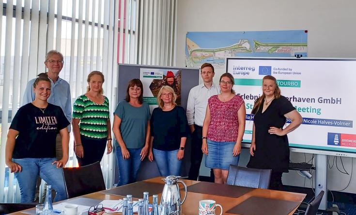 Stakeholder group of the Interreg Europe project TOURBO at the launch event