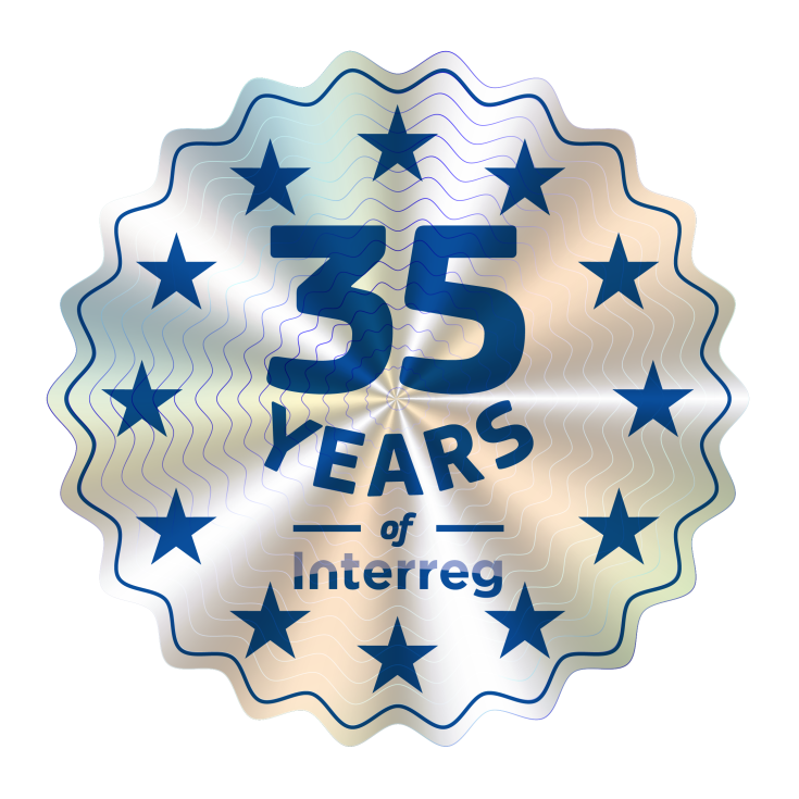 35 years of Interreg sticker