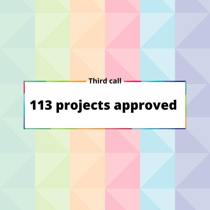Third call projects approved Third call projects approved