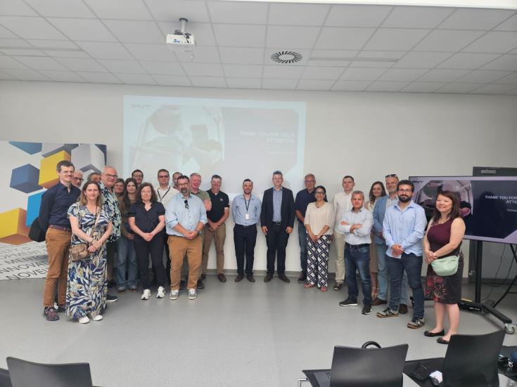 Group photo of the participants of the study visit