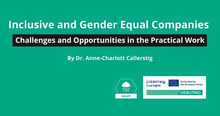 Watch the video to learn more! Cover for the video inclusive and gender equal companies.