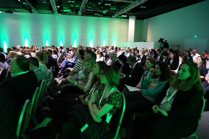 Audience attending the experience fair