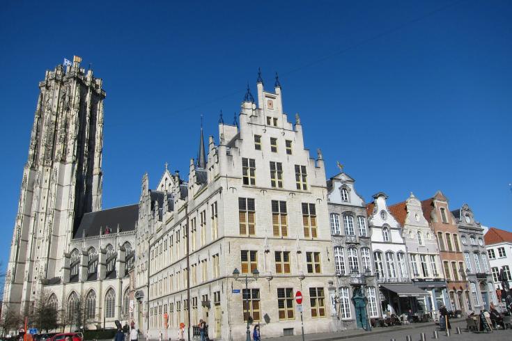 Mechelen city square