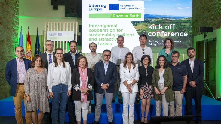 Partners with Galician minister for rural affairs