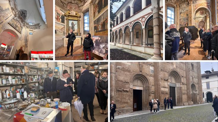 Study visit to Pavia to see examples of reuse of religious heritage