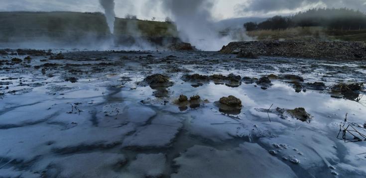 Centrale geotermica “Valle Secolo” di Larderello, Italia