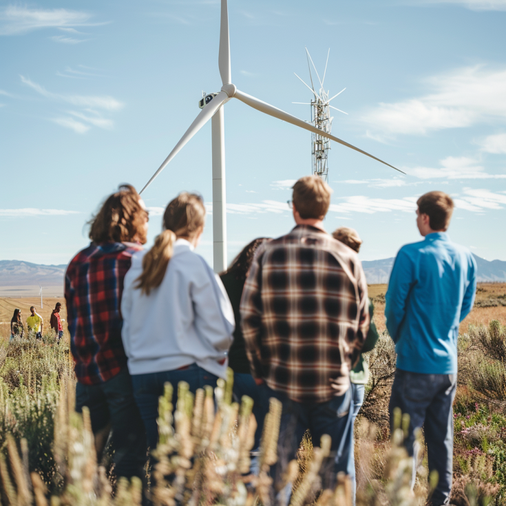 group_of_people_dicussing_around_a_wind_turbin