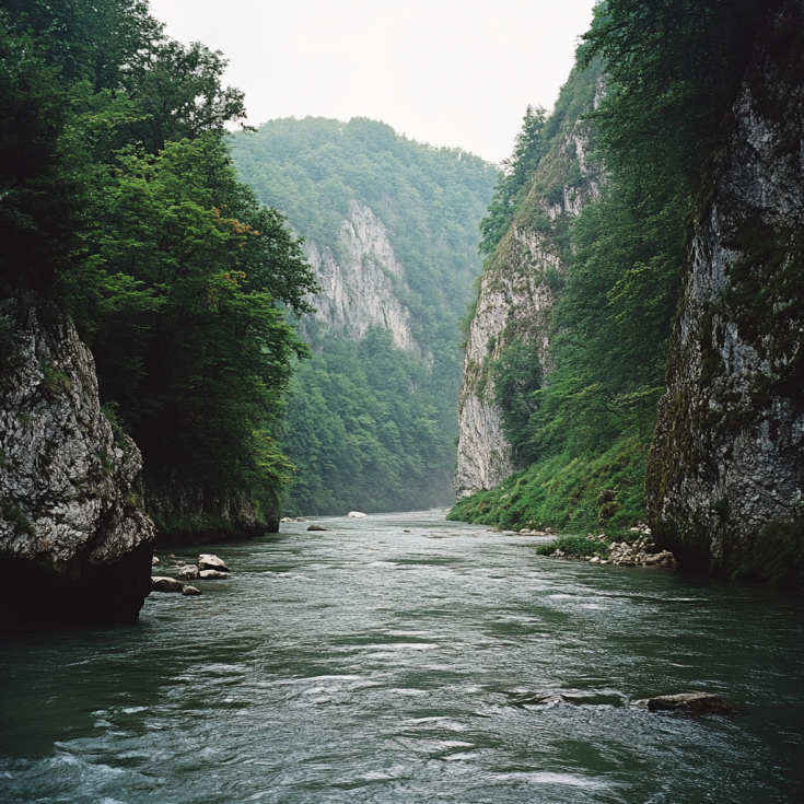 River in Romania River in Romania