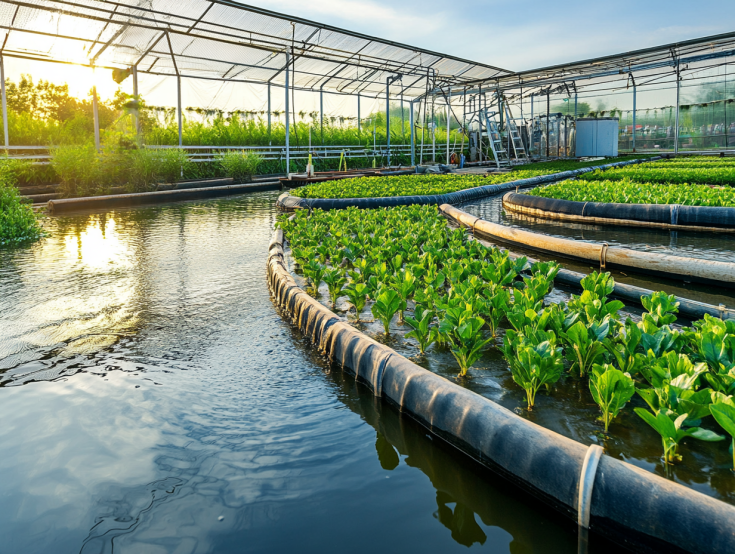water field with plant water field with plant