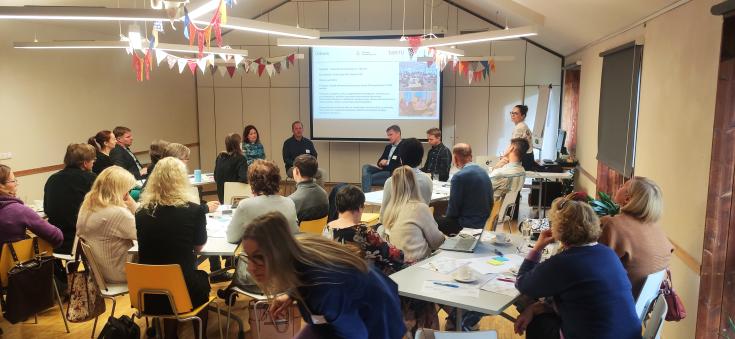 Workshop meeting with circular economy stakeholders
