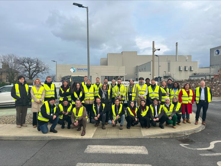 Partners and stakeholders during the Study Visit at the Danone World Food Company in Wexford 
