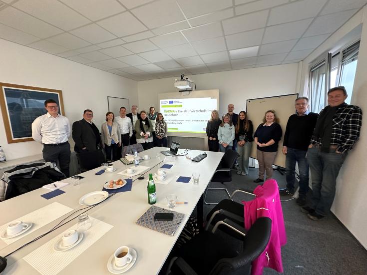 Local stakeholders at the meeting in Bergstrasse
