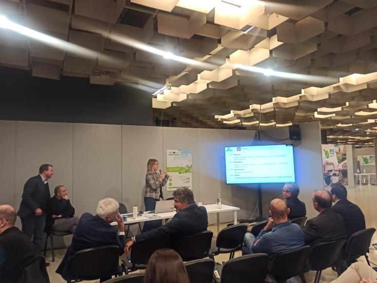 Susanna presents REC4EU video at the public