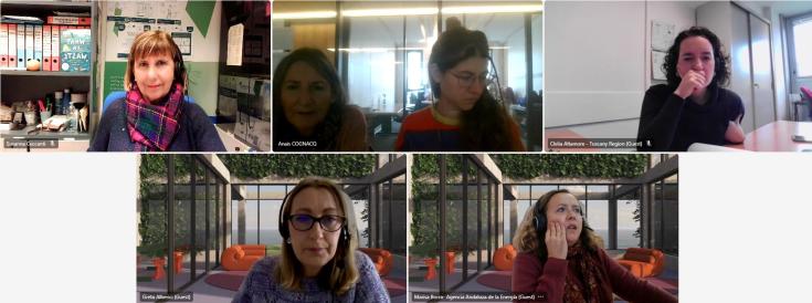 Meeting online for trilateral exchange