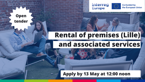 Banner for the tender of rental of premises
