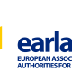 EARLALL Logo - blue and yellow rectangles with the title of earlall - European association of regional and local authorities for lifelong learning written next to these rectangles