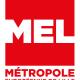 vertical version of the standard MEL logo