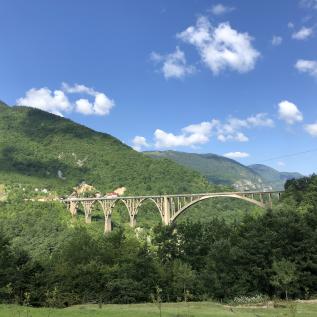 A bridge surrounded by nature A bridge surrounded by nature