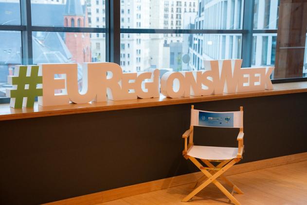 EURegionsWeek 2024 Chair and big 3D EURegionsWeek