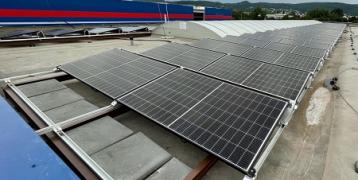 Distribution warehouse in Žabí Majer (Bratislava) with installed power 40 kW