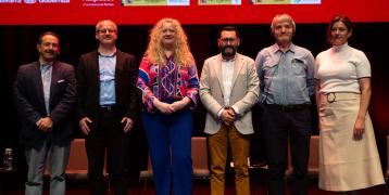 Participants in the panel at the Presura Fair