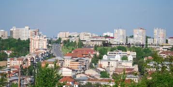 View of the city of Slatina