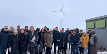 SIreNERGY Field visit to Blekinge vindkraft in February 2024