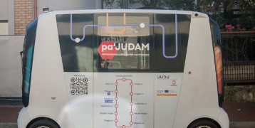The shuttle running in Vilnius