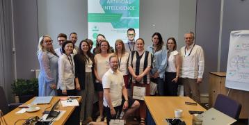 A group photo of AI4Citizens partners at the end of the meeting.