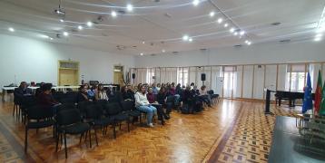 Local stakeholders gathered in a working session at Casino Fundanense during the Involvim Local Group Meeting. 