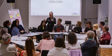 Stakeholder meeting in Budapest's Bartok Quarter