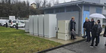 Energy storage and EV charging stations in Kranj, SLovenia.