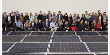 The team behind the Križevci solar roofs initiative