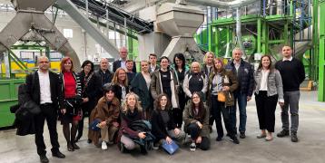 WEEEWaste Consortium having a study visit at the company Praktik System