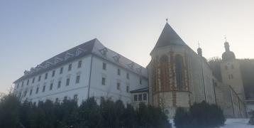 Monastery church and building of the Benedictine monastery