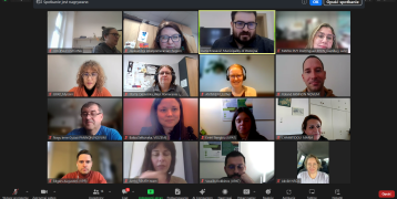 Representatives of Green4HEAT project partners participating in online workshops
