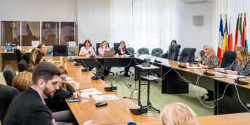 stakeholders meeting participants at the meeting in an official situation
