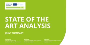 Visualisation of State of the Art Analysis Joint Summary report