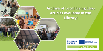 Visual "Archive of Local Living Labs articles available in the Library!"