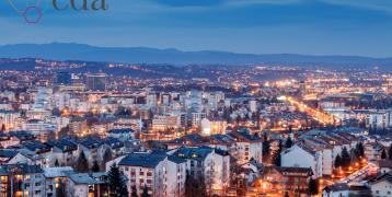 image with a city seen from above